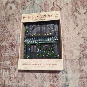 Parisian Street Scene Wall Plaque